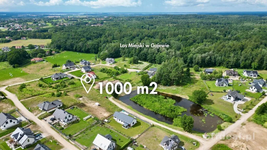 Gajewo | działka budowlana 1000 m2 pod dom jedn.