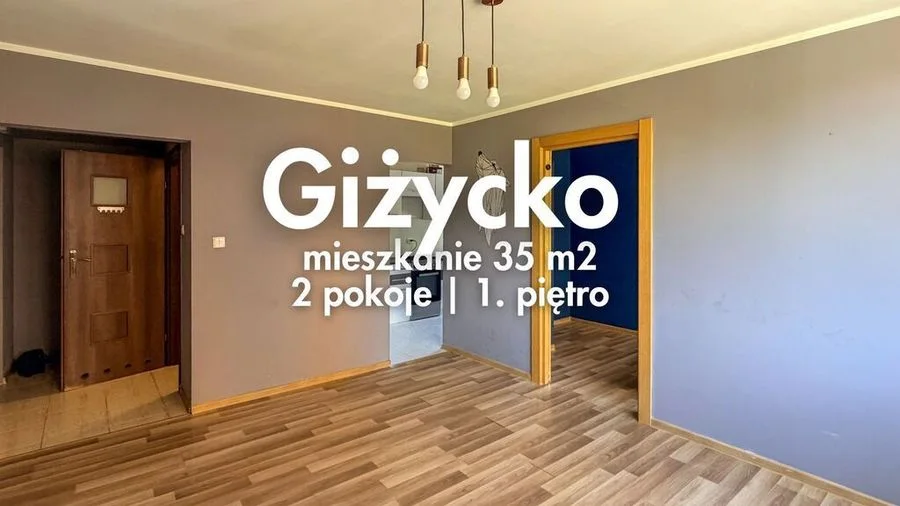 Giżycko | mieszkanie 35 m2 na 1 piętrze