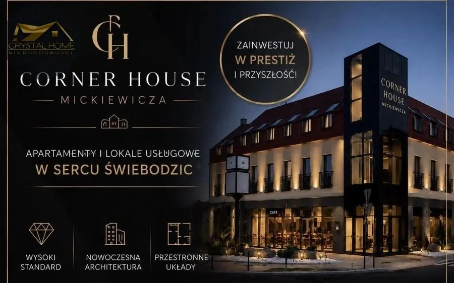 Corner House Mickiewicza 1 / 4 pokoje/ 90,13m2