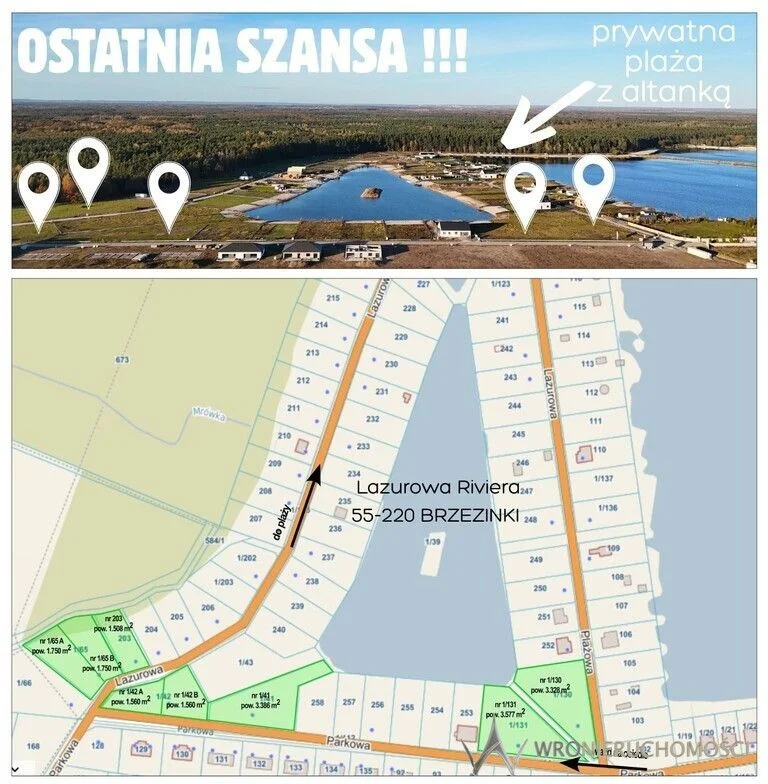 Wyjątkowa działka budowlana z linią brzegową