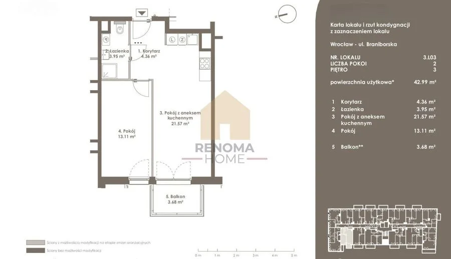 0%Prowizji|2 pokoje|Balkon|Blisko Rynku