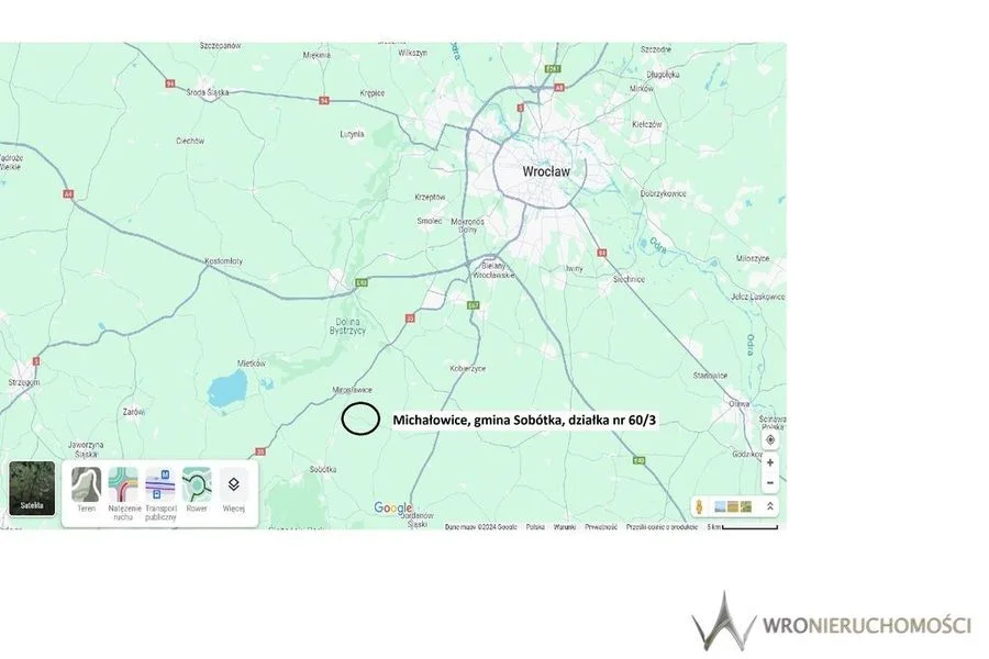 Działka z widokiem na Ślężę, Michałowice (Sobótka)