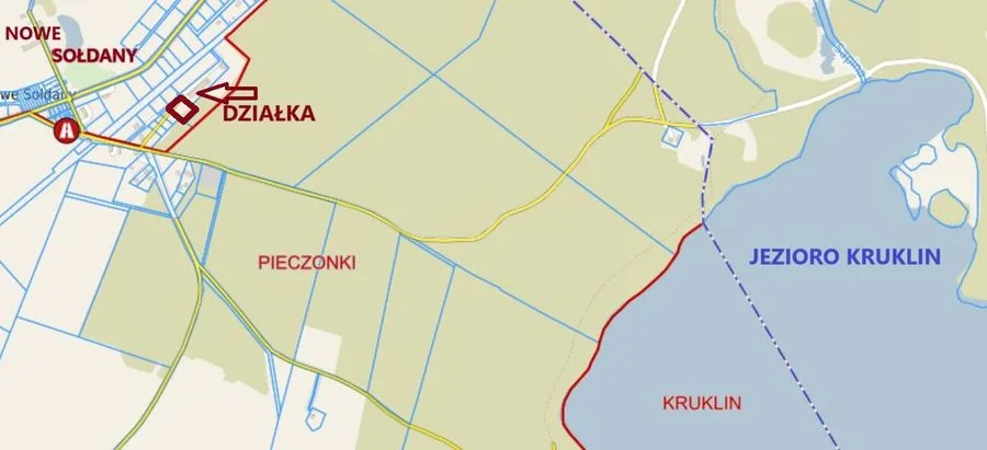 plot for sale in Nowe Sołdany | 3,000 m²