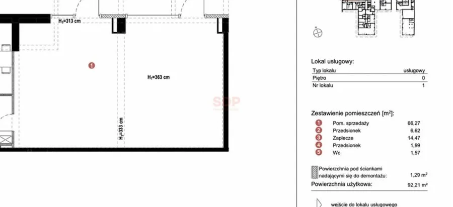 commercial property for rent in Wrocław, Śródmieście, Nadodrze | 93 m²