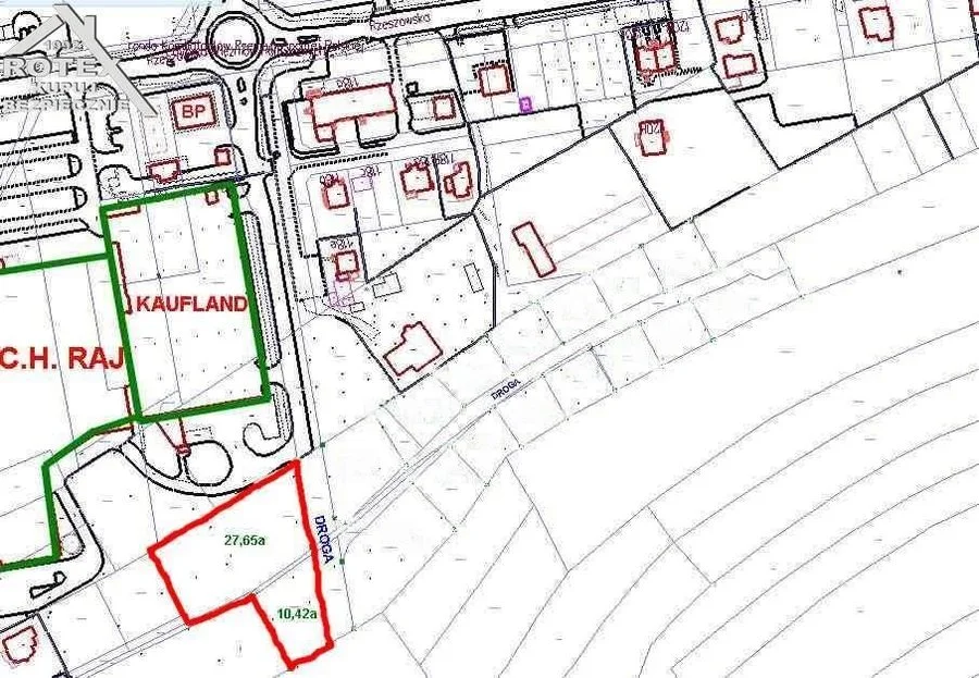 Działka inwestycyjna 38 arów Rzeszowska