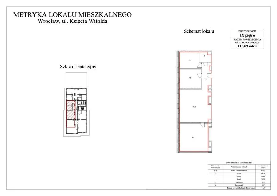 Apartament przy Księcia Witolda 48