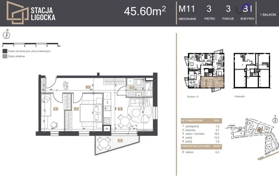NOWE MIESZKANIA. 3 POKOJE!  BALKON!