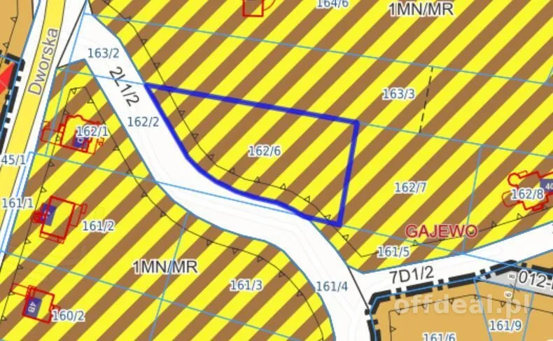 plot for sale in Gajewo | 1,263 m²