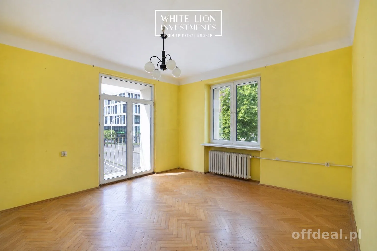 2 pokoje| 46,7 m²| 2 balkony| Kamienica| Mokotów