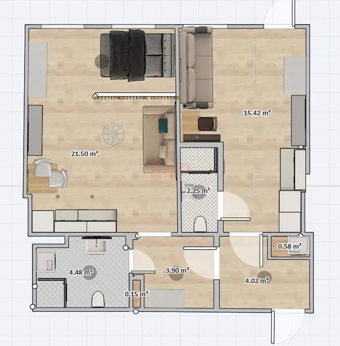 appartement à vendre à Wrocław, Śródmieście, Ołbin | 2 pièces | 53,84 m²