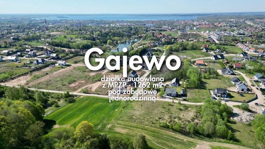plot for sale in Gajewo