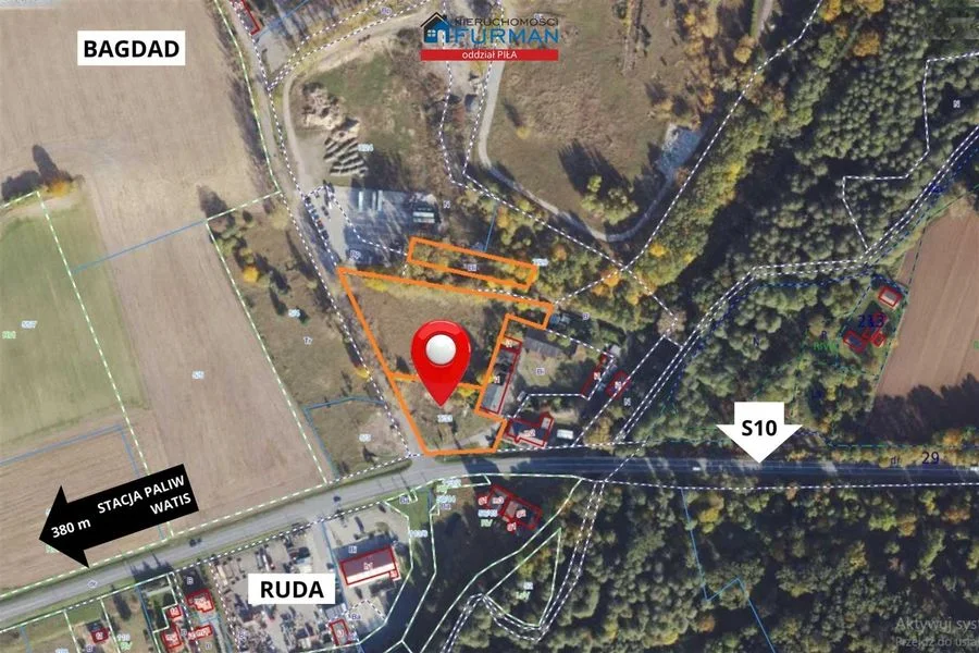 Działka komercyjna przy DK 10 k. Wyrzyska