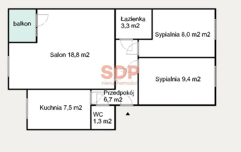 3-room apartment for sale in Wrocław, Fabryczna, Oporów | 61 m²