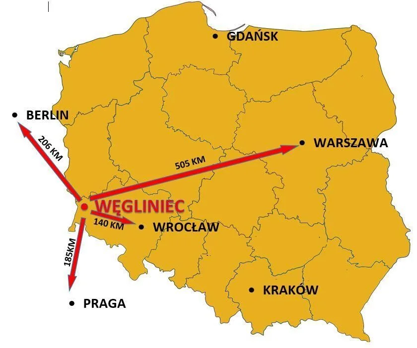 terrain à vendre à Węgliniec | 56 700 m²