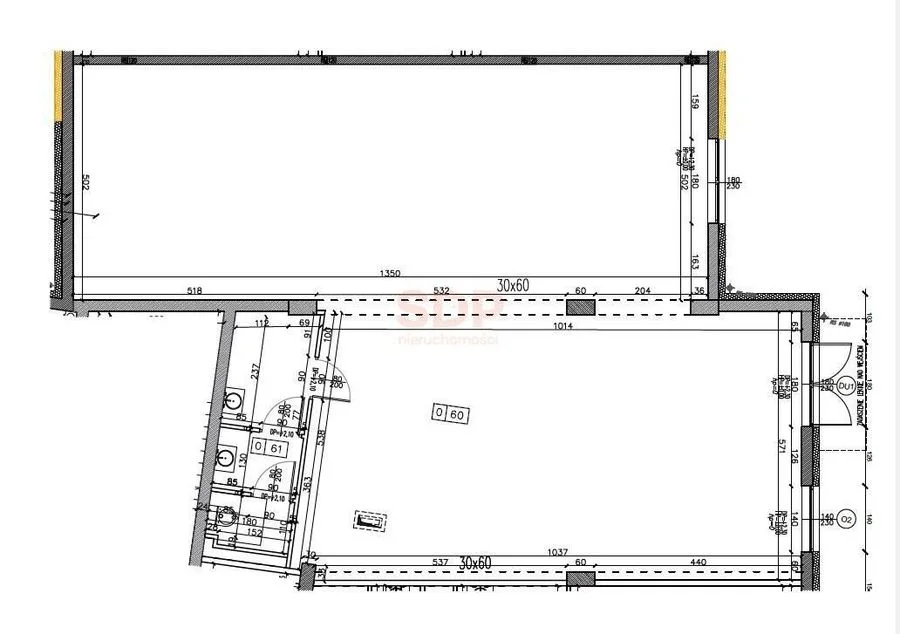 комерційна нерухомість в оренду у Wrocław, Psie Pole, Zawidawie | 136,55 m²