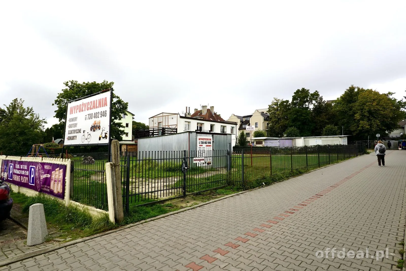 Działka usługowa 150 m od morza