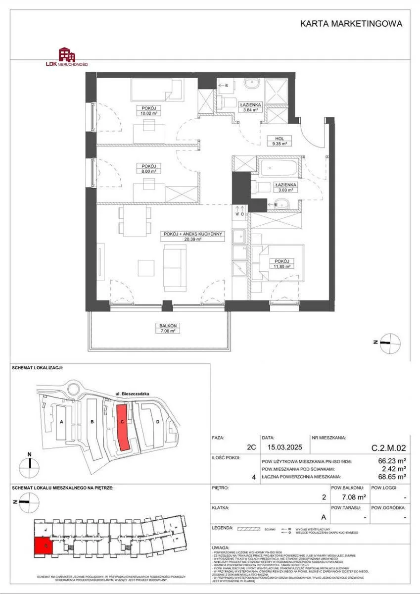 4-room apartment for sale in Gdynia, Wielki Kack | 66.23 m²