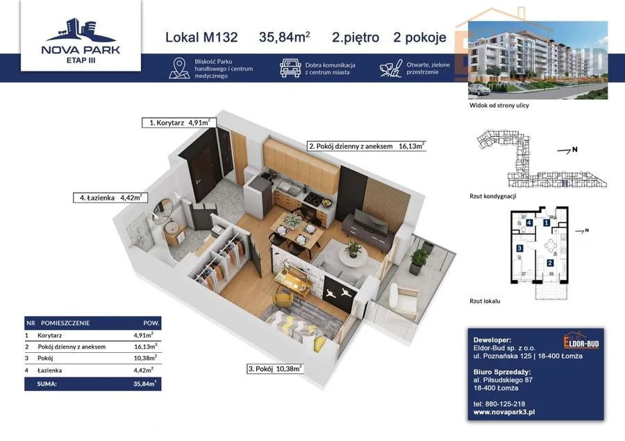 MIeszkanie w atrakcyjnej lokalizacji M-132