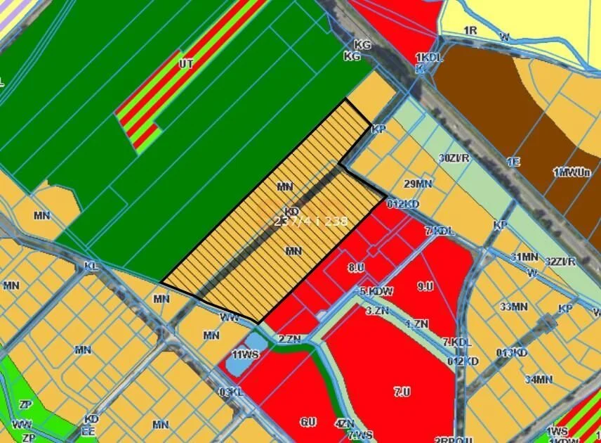 ділянка на продаж у Zębice | 40 085 m²