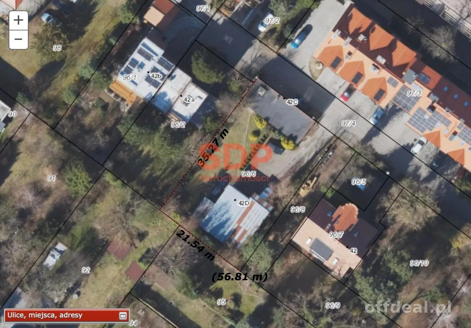 Działka 752 m2 na Oporowie + WZ