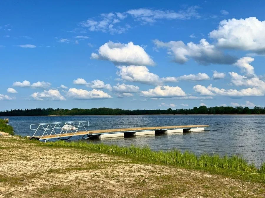 Działki | Szlak WJM | marina | Jezioro Jagodne |