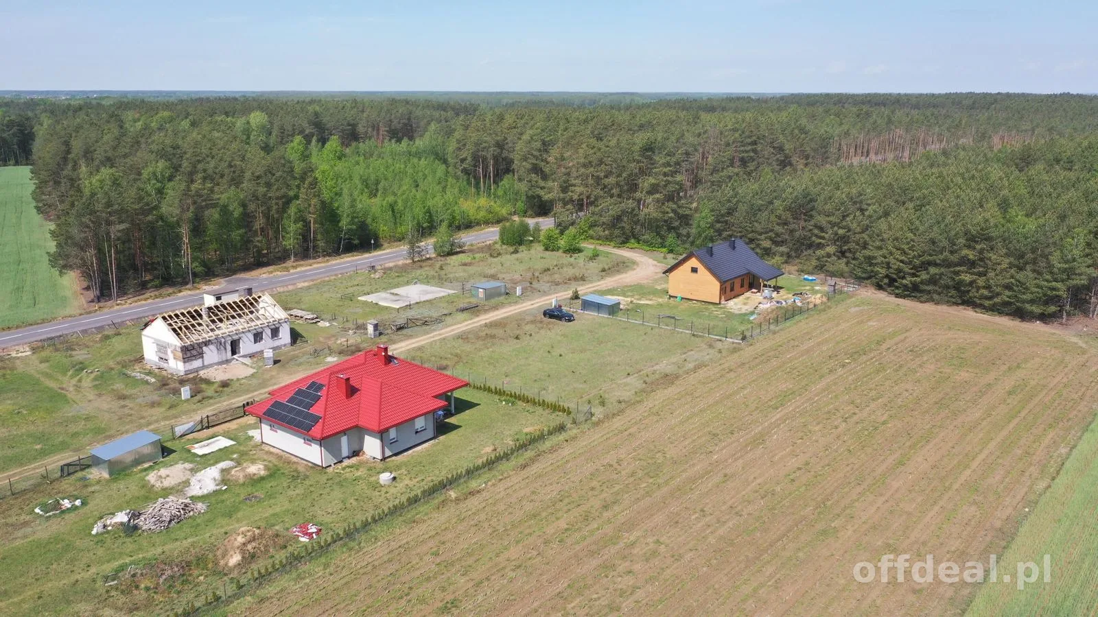 Działka w Jarnutach, 10 minut od Ostrołęki, miejsce na wymarzony domek