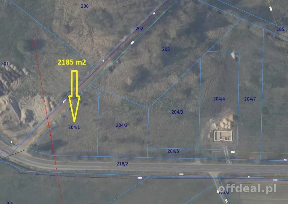 ділянка на продаж у Sławoborze | 2 185 m²