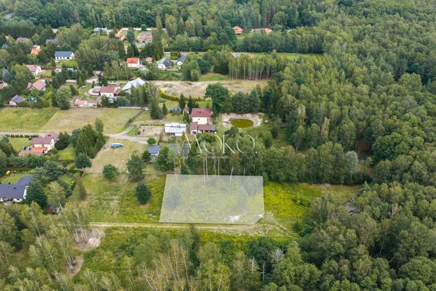 Działka 1633 m², las, Janinów k. Grodziska Maz.