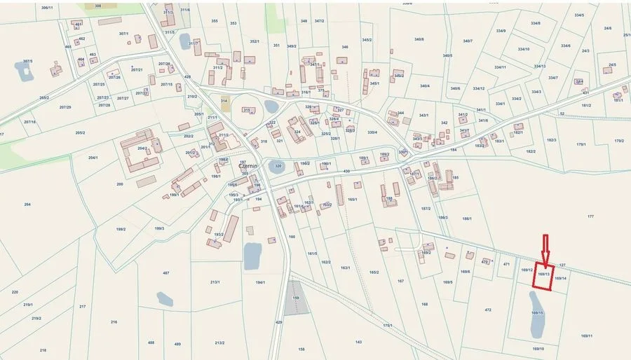 Działka budowlana Czernin gm. Dygowo