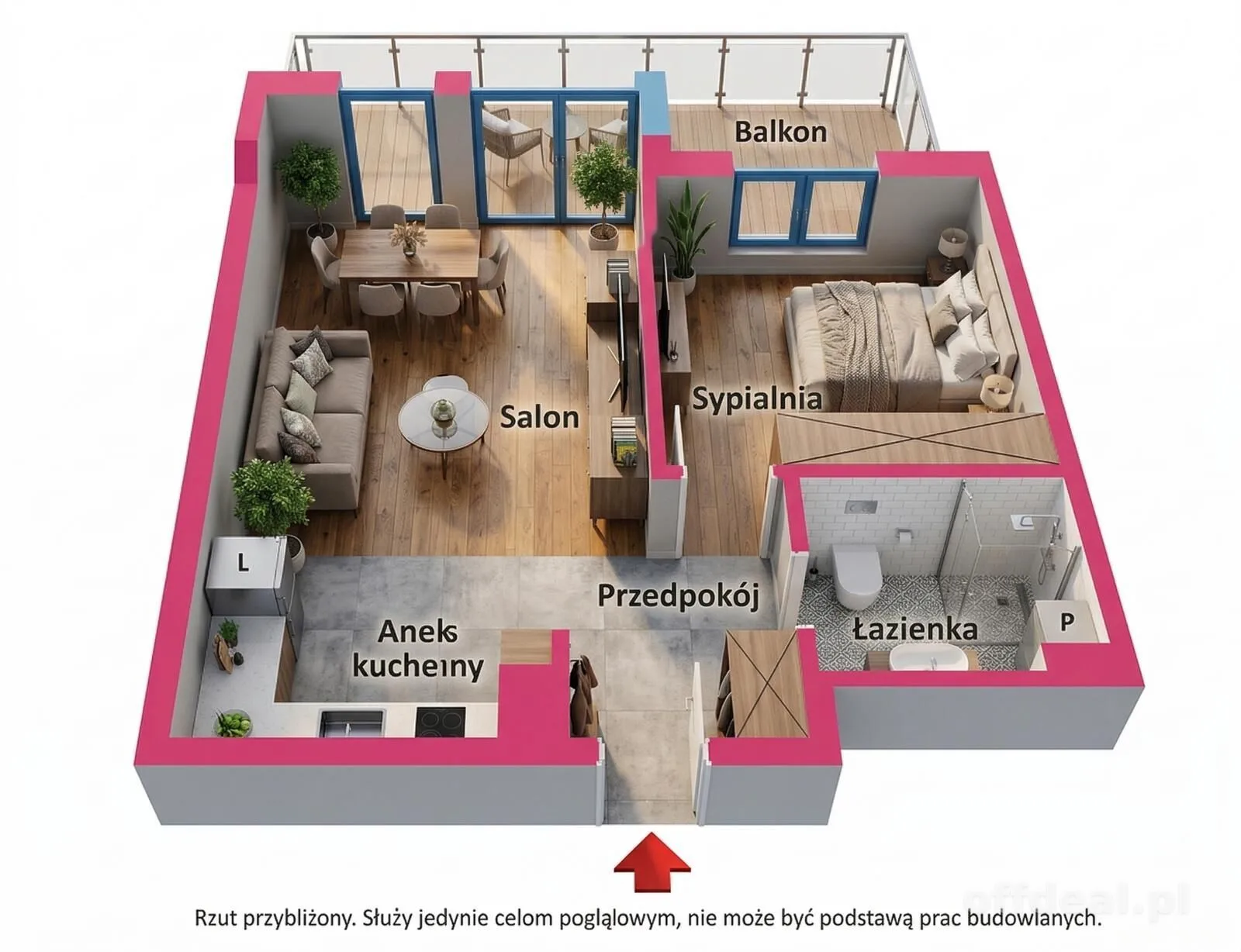 2-room apartment for sale in Kołobrzeg | 42.09 m²