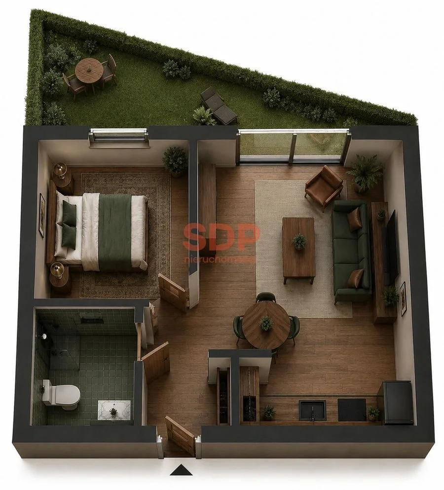 квартира на продаж у Wrocław, Fabryczna, Pracze Odrzańskie | 2-кімн. | 38,55 m²