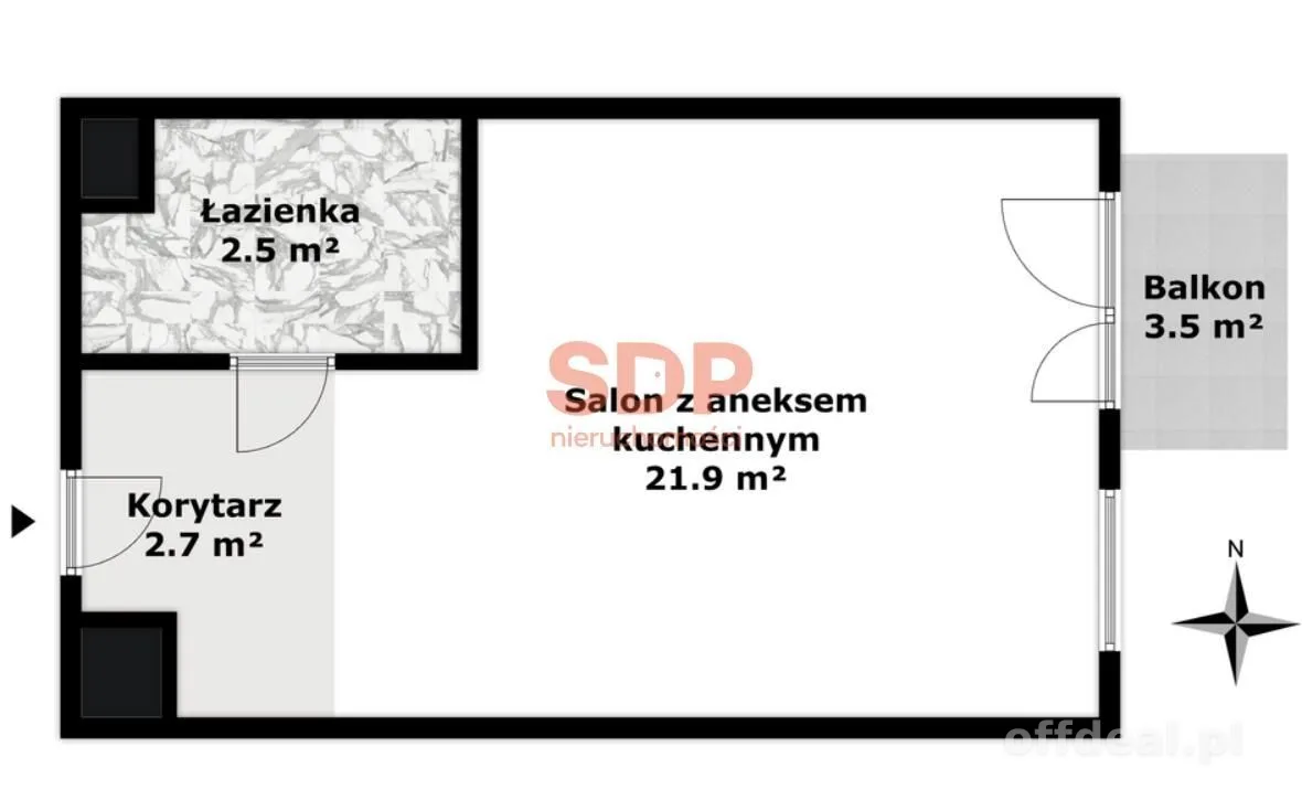 Nowoczesna kawalerka | Balkon | Tramwaj do centrum w 13 min