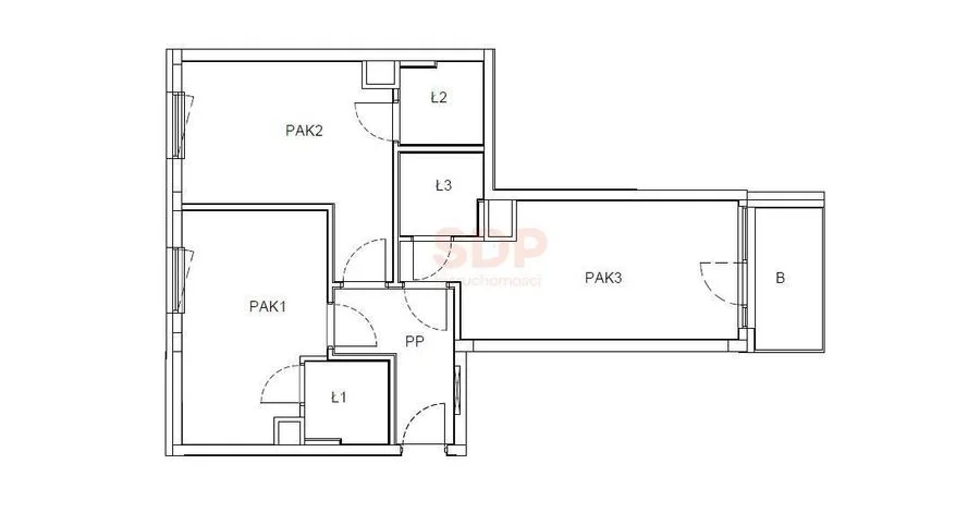 appartement à vendre à Wrocław, Śródmieście, Nadodrze | 3 pièces | 62,68 m²