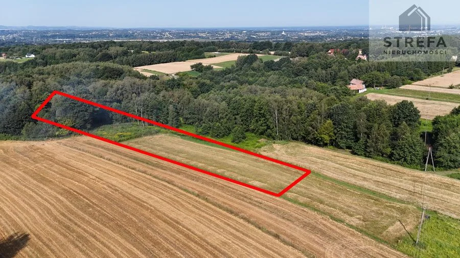 Duża działka budowlano-zagrodowa (37,75 ara) – Poręba Radlna k. Tarnowa