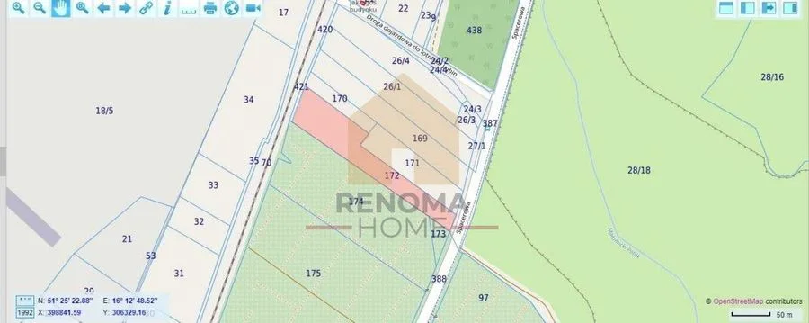 Działka ul. Spacerowa