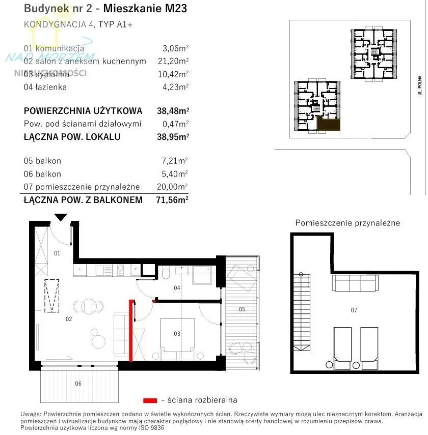 Mieszkanie 3pokoje,basen,parking,2balkony, winda