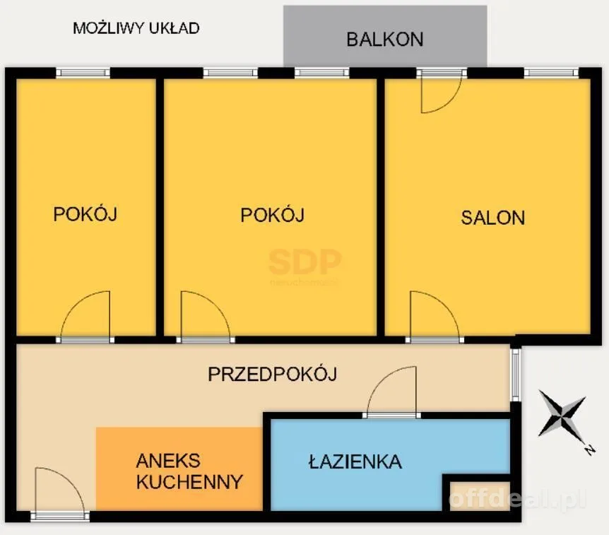 appartement à vendre à Wrocław, Śródmieście, Ołbin | 3 pièces | 73 m²