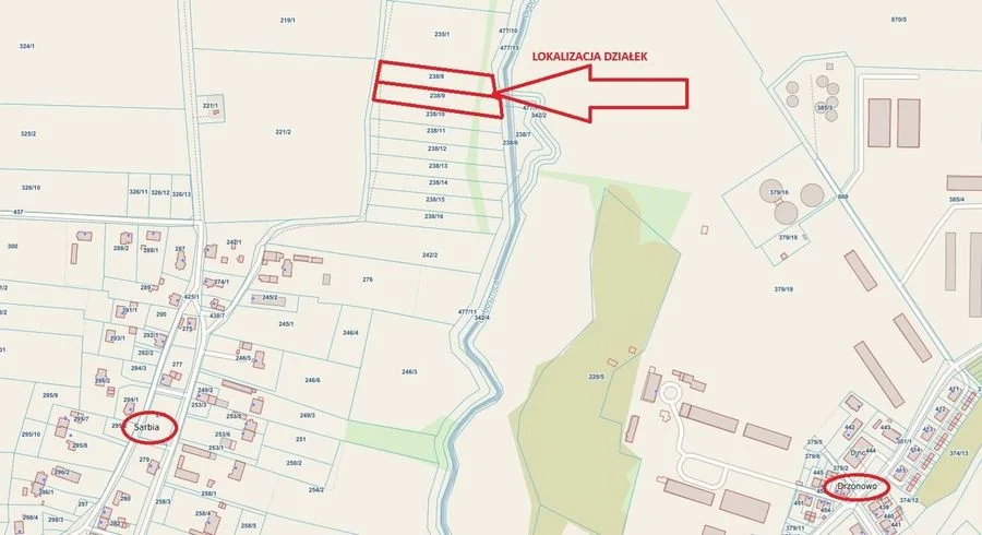 Grundstück zum Verkauf in Sarbia | 3.029 m²