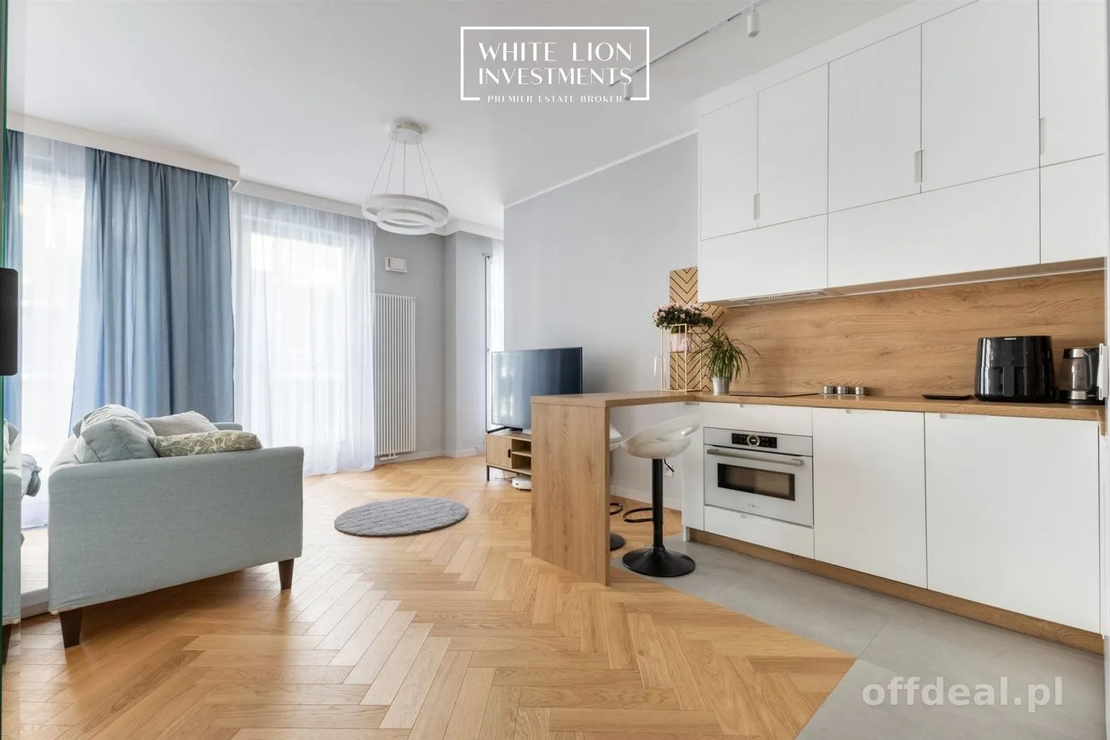 19. Dzielnica|Studio Premium z Gabinetem|Wola