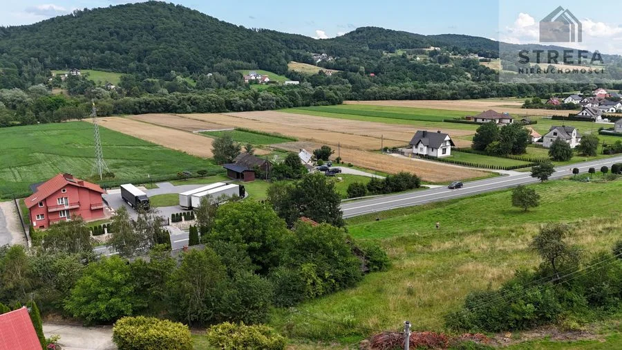 Łososina Dolna – działka z potencjałem 5 773 m² | Malownicza lokalizacja!