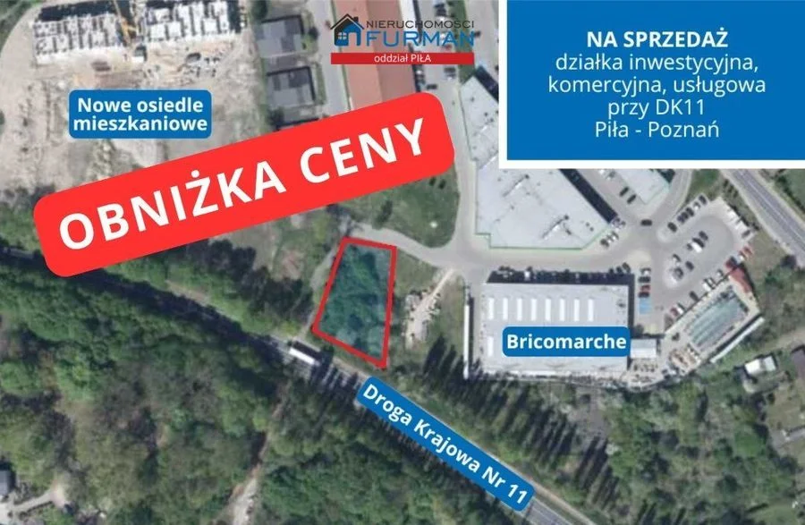 terrain à vendre à Chodzież | 1 220 m²