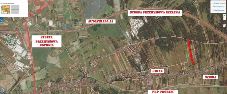 Jodłówka gmina Rzezawa 2,9ha działka budowlana