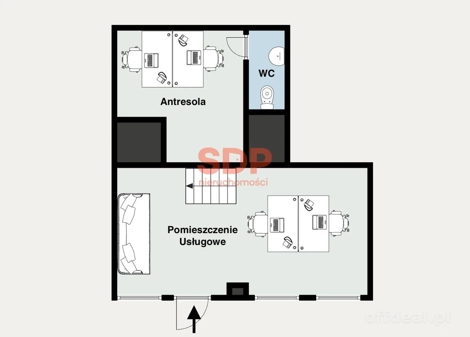 комерційна нерухомість в оренду у Wrocław, Psie Pole, Karłowice | 33,6 m²