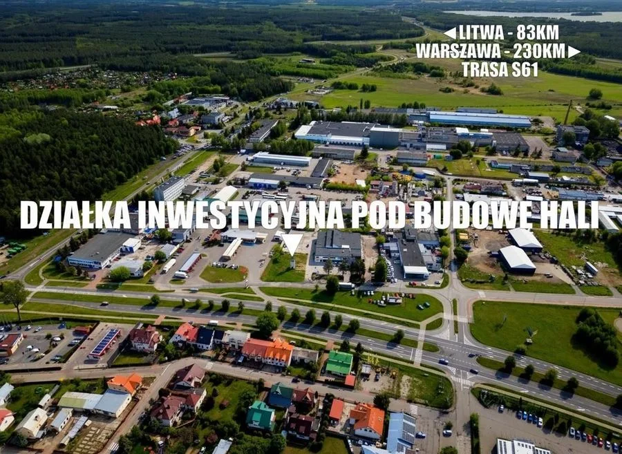ділянка на продаж у Ełk, Zatorze | 820 m²