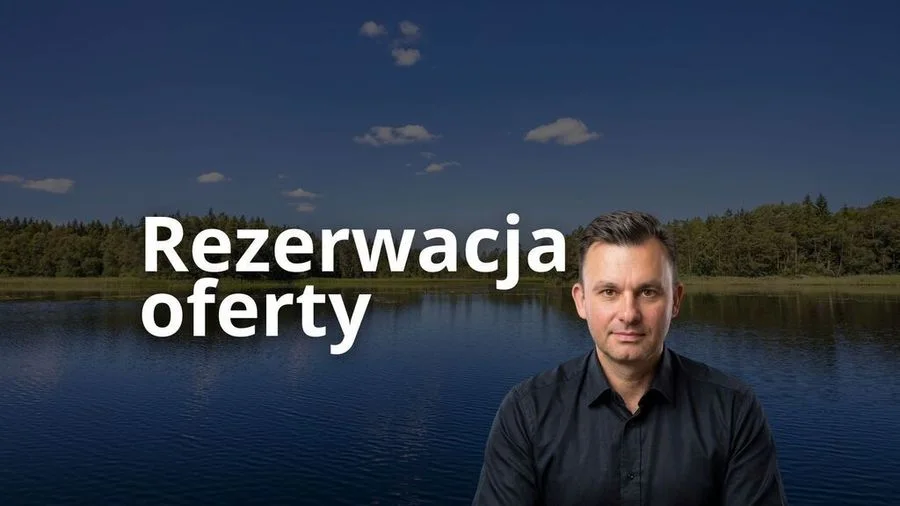 Działka budowlana z linią brzegową j. Buwełno