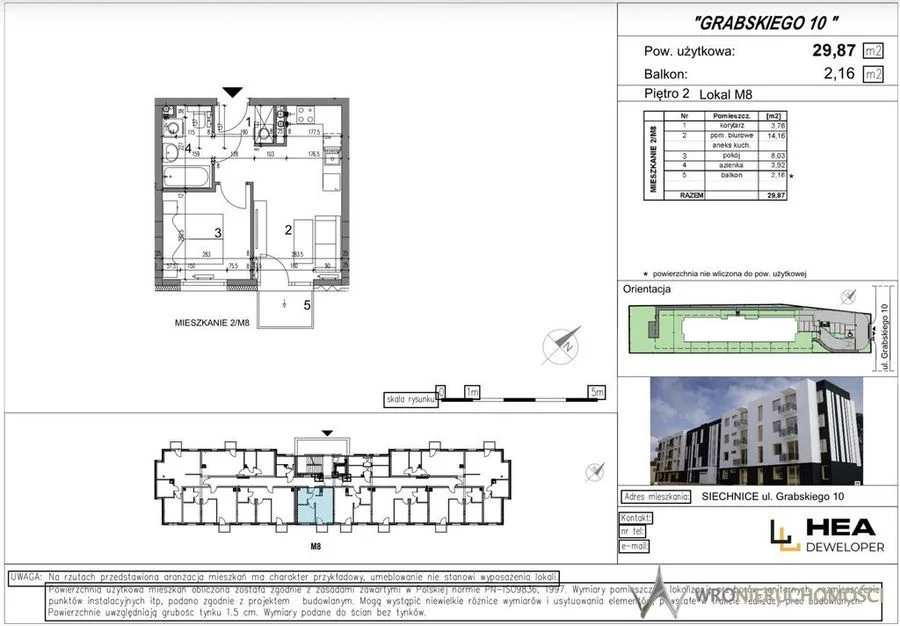 Siechnice | 29,87 m² | 2 pokoje