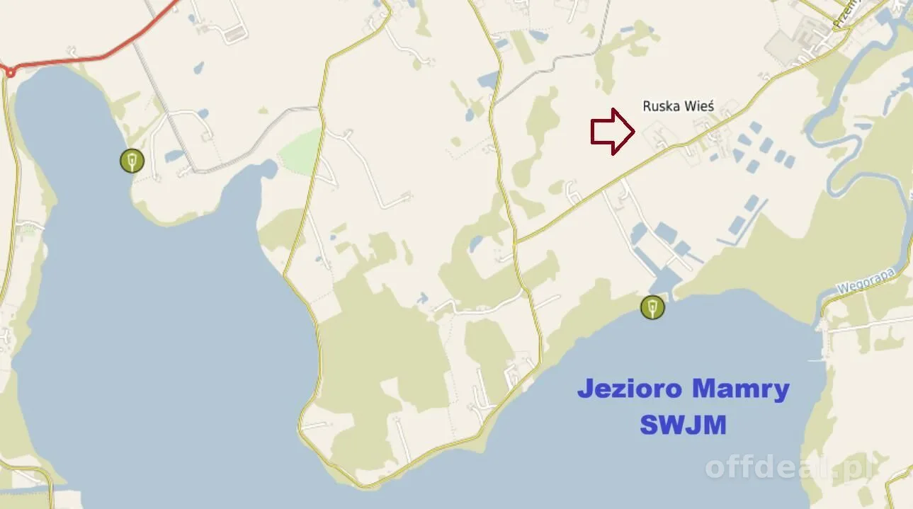 Siedlisko blisko jeziora Mamry