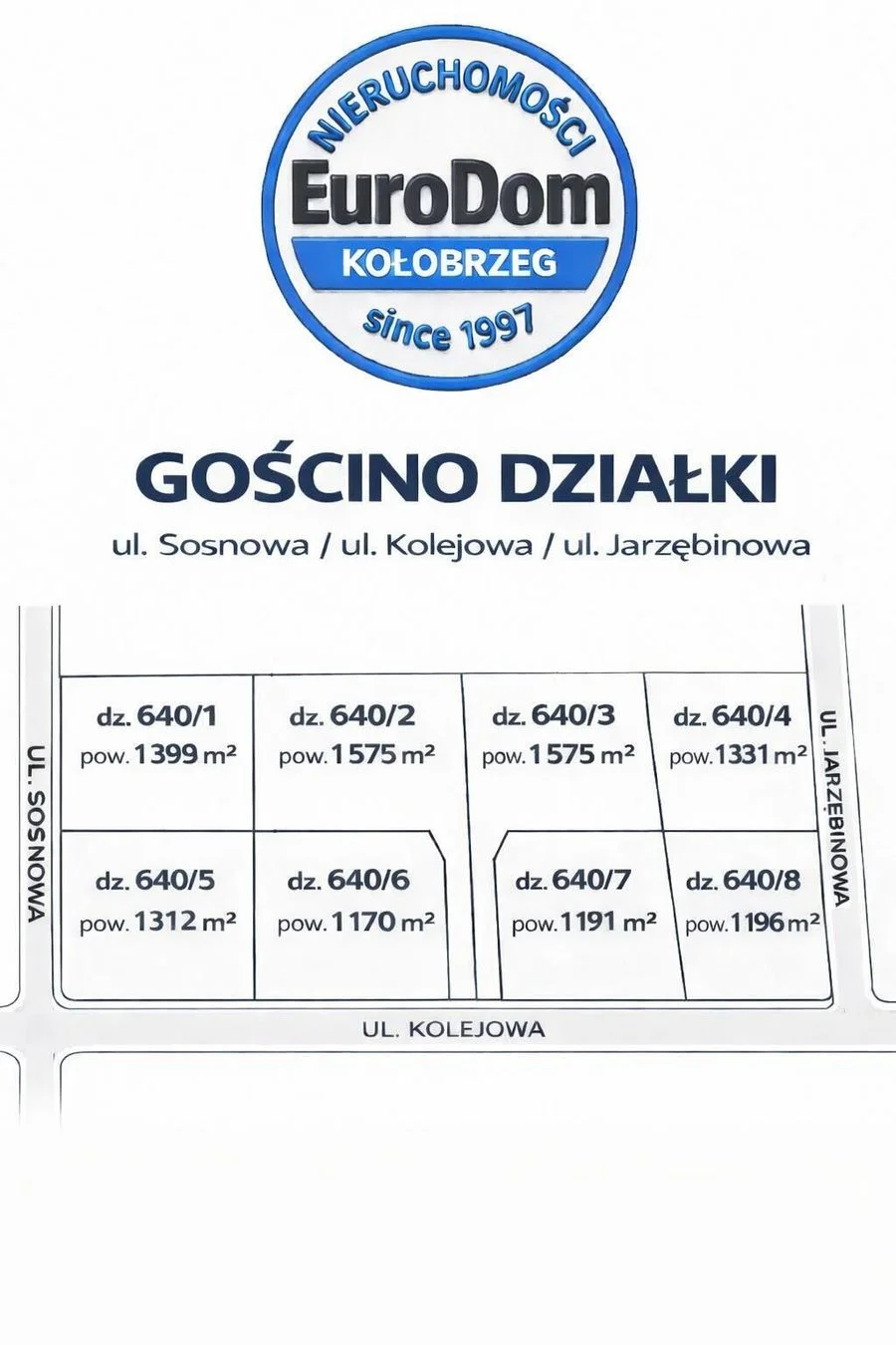 Grundstück zum Verkauf in Gościno | 1.399 m²