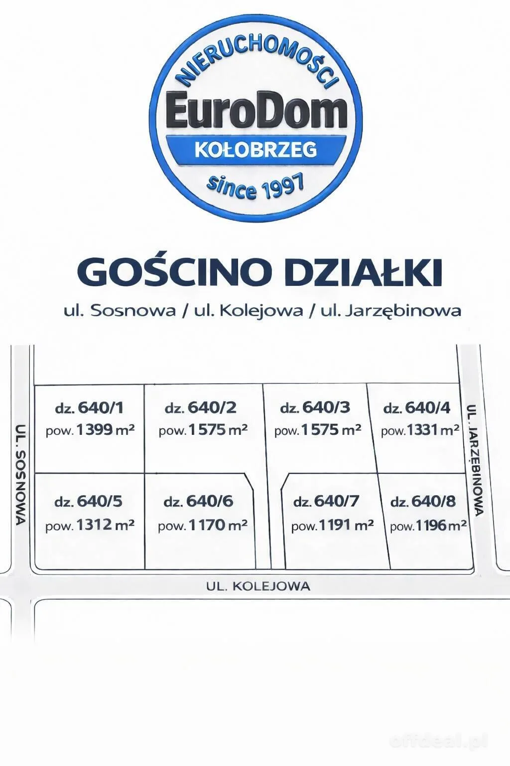 Grundstück zum Verkauf in Gościno | 1.399 m²