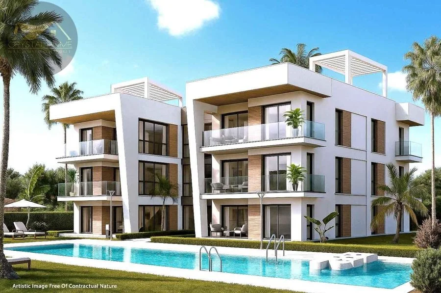 Apartament z dużym tarasem 800 m od plaży